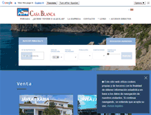 Tablet Screenshot of casablancajavea.com